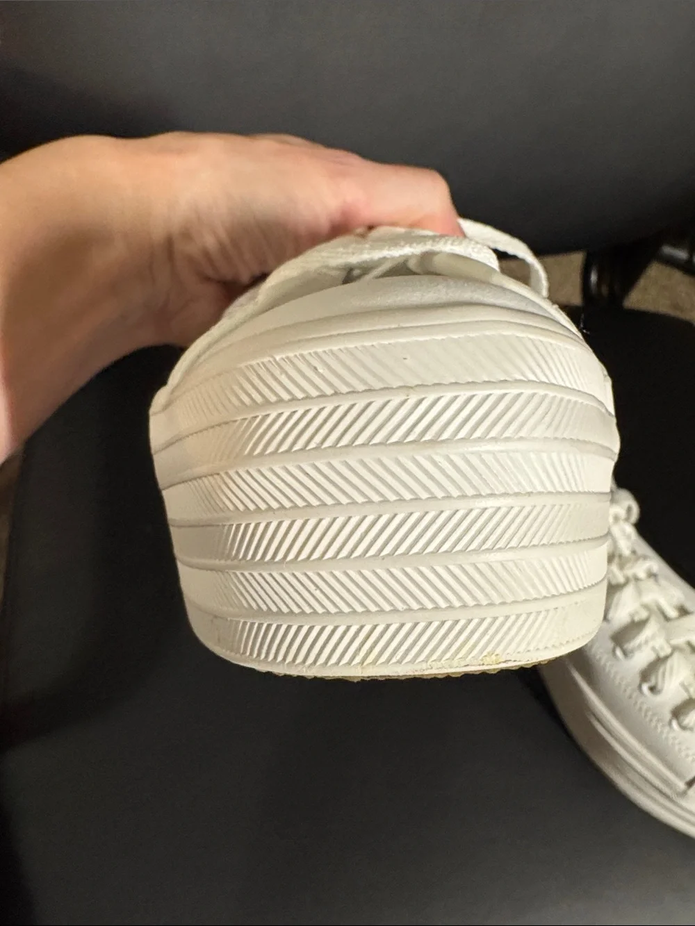 KEDS Triple Up White Leather Platform Sneaker Size 8